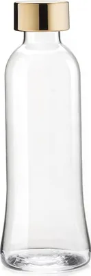 Productafbeelding van Guzzini ICONS 100 glazen fles, 1 liter, goudkleurig - een eerbetoon aan Ettore Sottsass