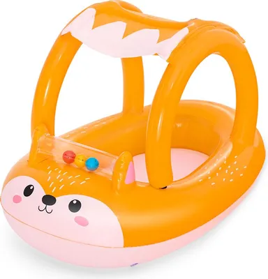 Produktbild von Bestway® Kinder-Schlauchboot Friendly Fox™ mit Sonnenschutzdach 94 x 66 cm