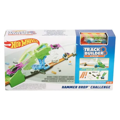 Produktbild von Mattel Hot Wheels Track Builder Challenge Hammer Drop