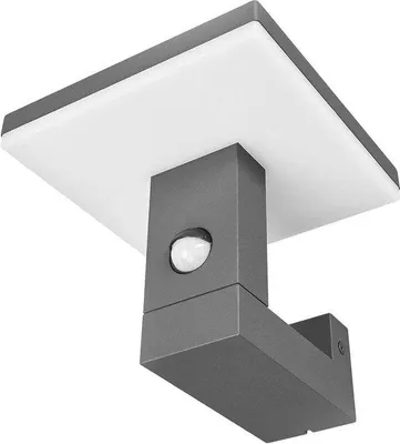 Image de Applique murale LED avec détecteur de mouvement - Aluminium, 1 LED de 8,6 W, IP54