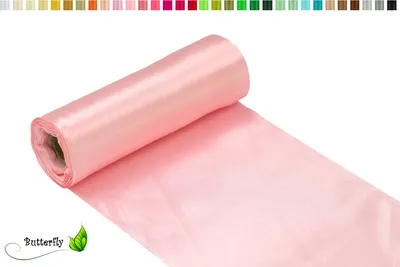 Produktbild von 9m Rolle Satin Tischband 30cm, Farbauswahl:rosa 148