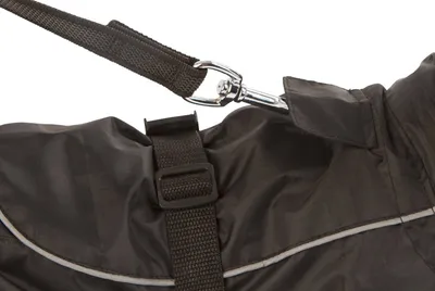 Image de Kerbl Manteau de pluie pour chiens Forks noir XL, 50cm ; 80626