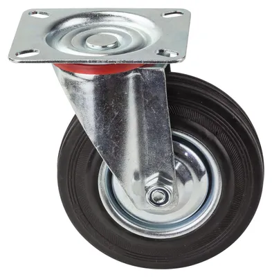 Transportrolle Lenkrolle Vollgummi-rad D=125 Gummirolle Bockrolle Vollgummi Transportrollen Lenkrollen Bockrollen Regalrollen Modell Auswahl 913352 21309 4031765213097