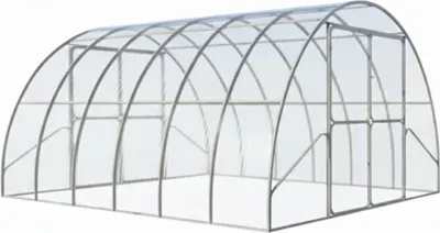 Produktbild von Schober GAUDI Stahl-Gewächshaus | B 4 x H 2,3 m | Länge 4–12 m