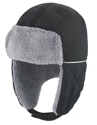 Immagine prodotto di Result Winter Essentials RC032X | Ocean Trapper Hat Cappello invernale - Colore: Nero/Grigio - Taglia: L/XL
