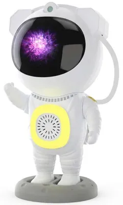 Produktbild von Sternprojektor „Astronaut“ HJ-KD08, mit Fernbedienung, weiß