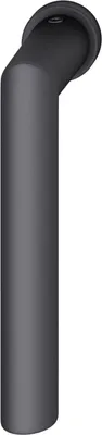 Produktbild von FSB Fenstergriff 341076 - Griff auf runder kleiner Rosette, Aluminium schwarz matt