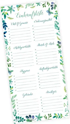 Produktbild von SET Wochenplaner + Einkaufsliste
