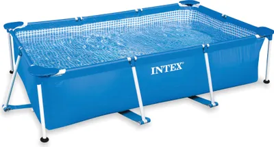 Produktbild von Intex 28270NP INTEX Pool Rectangular 220x150cm ohne Filterpumpe eckig blau