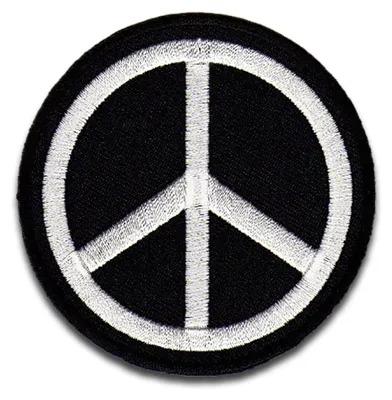 Obrázok produktu pre Peace Zeichen Frieden Liebe - Záplata, nažehľovacia, nažehľovacia záplata, nášivka, záplata, nažehľovacia, veľkosť: 6,8 x 6,8 cm