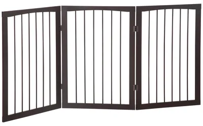 Obrázok produktu pre Modulárna, skladacia bezpečnostná bariéra – ochranná sieť – drevo MDF – 160 x 76 cm – na vnútorné použitie