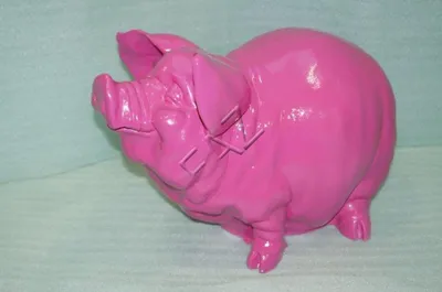 Produktbild von Design Schwein Figur Statue Skulptur Figuren Skulpturen Dekoration Deko Neu C548
