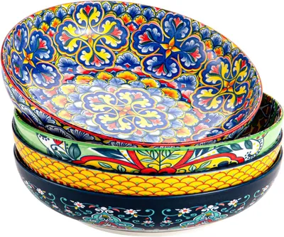 Obrázok produktu pre Šalátová miska 1330 ml, sada 4 ks, porcelán, farebná, do kuchyne