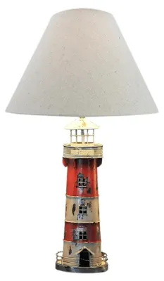 Immagine prodotto di Lampada per fari in legno/metallo, paralume da 55 cm