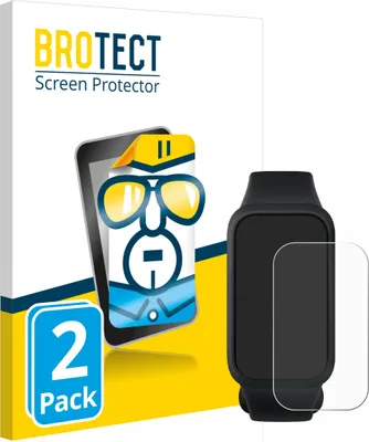 Produktbild von 2x Für Xiaomi Smart Band 9 Active Schutzfolie BROTECT Displayschutz Display Schutz Folie Klar Transparent