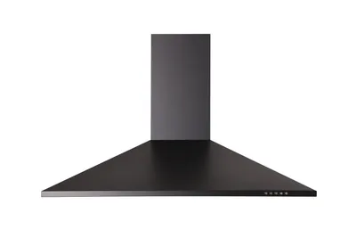 Produktbild von Respekta Kaminhaube Karena, Mattschwarz, 90 cm