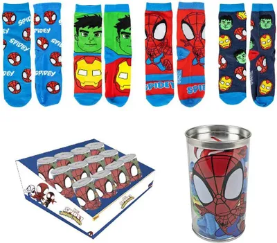 Produktbild von Cerda Group Spidey Socken 4 Paare Blau EU 27-30 Kinder Blau EU 27-30