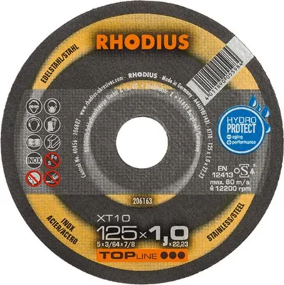 Obrázok produktu pre Rezný kotúč XT10 D115x1mm rovný INOX otvor 22,23 mm