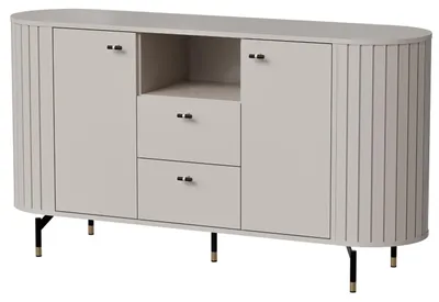 Image de Buffet Zama, 150 x 40 x 81 cm, 2 portes, couleur au choix, cachemire