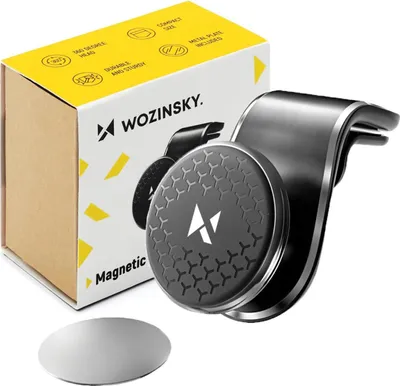 Immagine prodotto di Wozinsky Supporto magnetico per griglia auto 360 nero (Wmh-03)