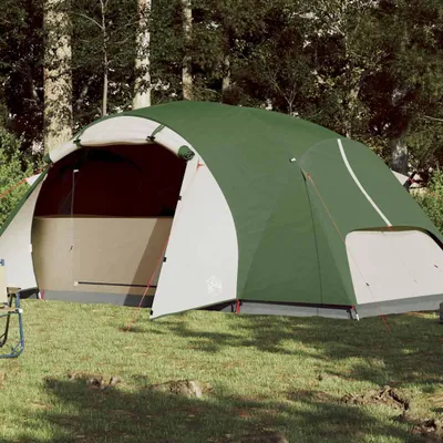Image de Tente familiale avec ventilation 8 personnes Vert Etanche