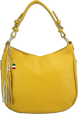 Obrázok produktu pre Kožená taška cez rameno Florence shopper yellow OTF134Y