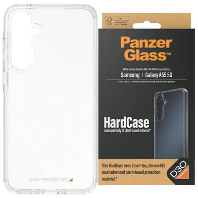 Zdjęcie produktu dla PanzerGlass ® HardCase Transparent w. D3O® Samsung Galaxy A55 5G, Pokrowiec, Samsung, Samsung - Galaxy A55 5G, Przezroczysty