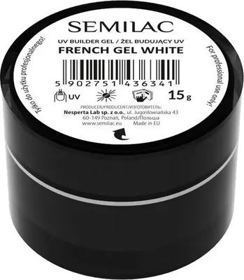 Immagine prodotto di SEMILAC Semilac French Gel Gel di base bianco 15 g