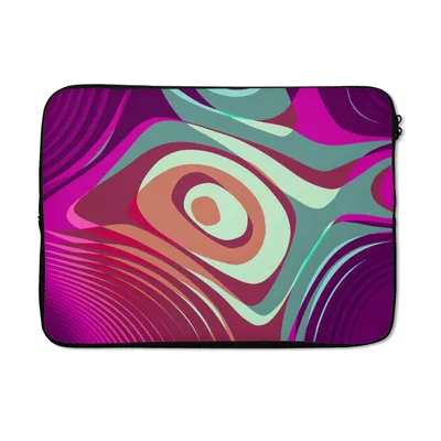 Produktbild von MuchoWow® Laptop Hülle 14 ZollAbstrakter Hintergrund Laptoptasche - Laptoptasche - Stoßsicher - Schutzhaube