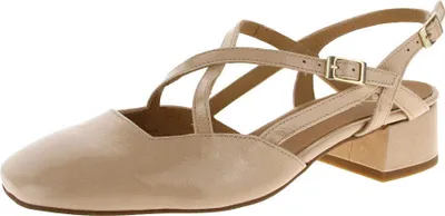 Produktbild von Damen Slingpumps mit Blockabsatz, 4,5 cm Absatzhöhe und Schnalle, Größe 41