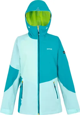 Image de Veste Regatta - « Raddick II » imperméable pour femmes RG10610 (38 DE) (turquoise délavé/bleu Tahoe)