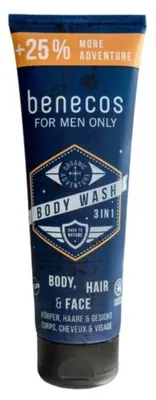Immagine prodotto di Benecos Gel doccia per uomo 3 in 1, BIOLOGICO, 250 ml