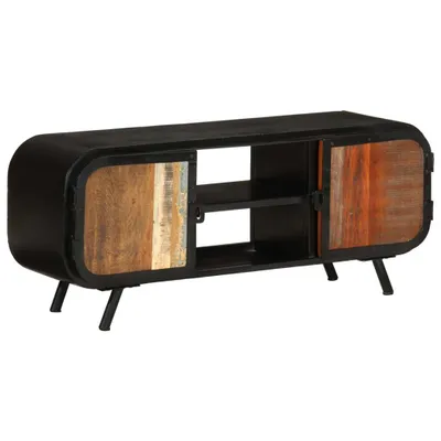 Produktbild von TV-Schrank 110x30x45 cm Altholz Massiv