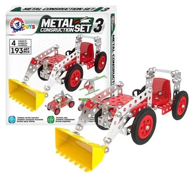 Produktbild von Metallbaukasten 193 Teile – Technok