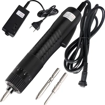 Immagine prodotto di Avvitatore elettrico regolabile, coppia massima 15,3 Kgf-cm, velocità 1100 giri/min, HB101-2pztips, EU