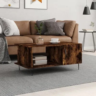 Produktbild von [Home] Couchtisch Räuchereiche 90x50x40 cm Holzwerkstoff , Neue Mode 2024 im häuslichen Leben