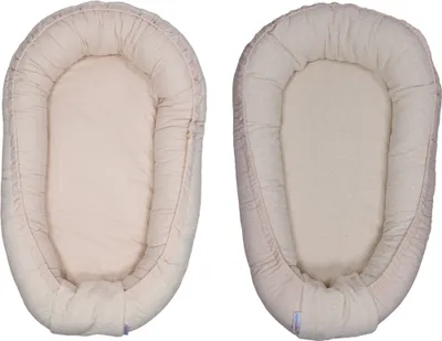 Produktbild von MamaLoes Babynest Wendesystem Teddy Boucle Naturel