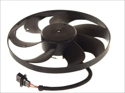 Produktbild von THERMOTEC D8W016TT Lüfter Motorkühlung Kühlerlüfter für VW POLO (9N) Wasserkühler Ø345mm