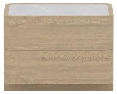 Produktbild von Noble Kommode 2 Schubladen Natur.