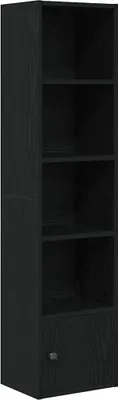 Obrázek produktu pro vidaXL Regál na knihy vzhled černého dubu 31x24x127 cm materiál na bázi dřeva