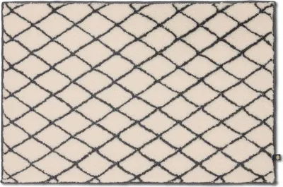 Produktbild von Rhomtuft Badteppich Rhom eckig m.abgerundeten Kanten 70 x 150 cm  Farbe  natur/zink