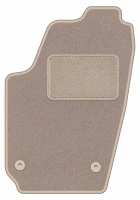 Obrázek produktu pro Velurový kobereček řidiče pro: Seat Ibiza III 6L 2002-2008 (hatchback) – 1 ks, béžový, na míru – Wielganizator LUX