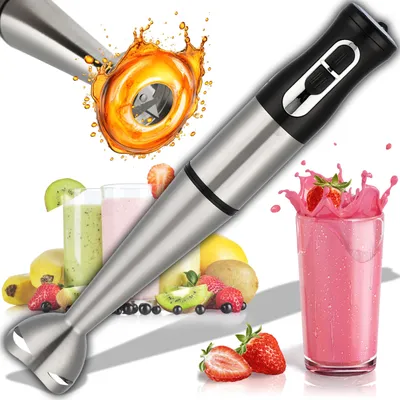Stabmixer 1200 W, 2 Geschwindigkeiten, Edelstahlklinge, 36,8 cm