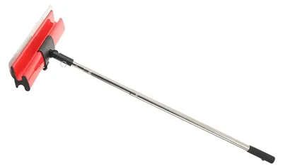 Image de Kit de spatules télescopiques pour murs : comprenant un grattoir et une spatule, avec lames de 40/60/80 cm, un manche télescopique de 90 à 200 cm, et un couteau à enduit flexible. Ensemble de 5 pièces