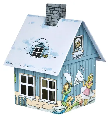 Produktbild von Crottendorfer Räucherhaus "Frau Holle" - Metall, für Räucherkerzen Größe M (Standard) - 2189