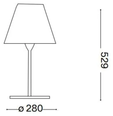 Imagen del producto de ARCADIA TL1, lámpara de mesa, Ideal Lux