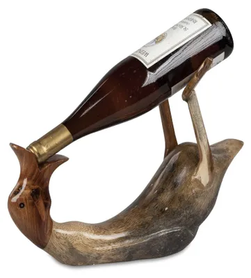 Produktbild von Formano dekorative Figur Ente trinkend 34cm aus Holz Deko Frühjahr