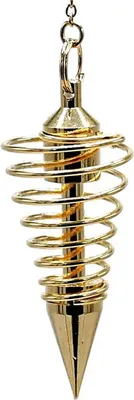 Produktbild von Pendelspirale Messing goldfarben - 26 G; 6 cm