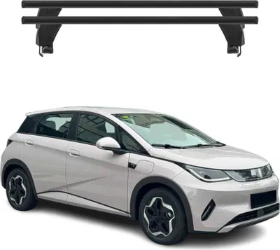 Produktbild von Menabo Dachträger Grundtäger für BYD Dolphin 2024-2025 50kg Aluminium Schwarz 2x