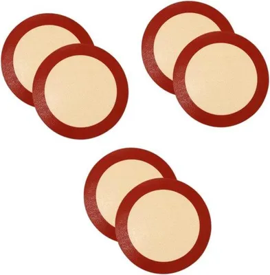 Image de Lot de plaques de cuisson en silicone pour barbecue et four - Plaques antistatiques pour barbecue et cuisson au four